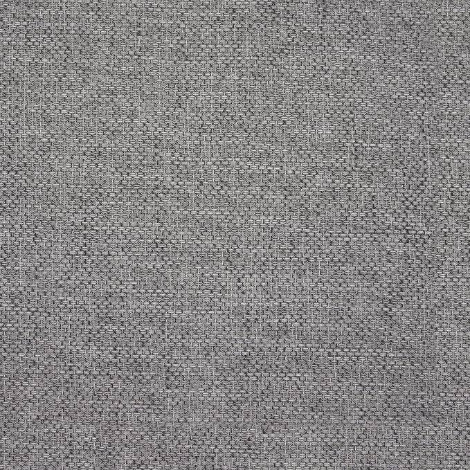 HomePop 18.5" Round Storage Ottoman with Nailheads - Grey Woven