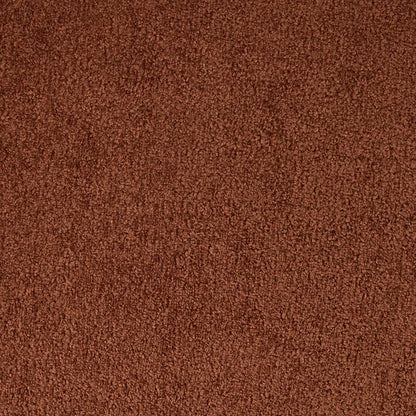 Christopher Knight Home Carly Low Profile Accent Chair, Boucle Upholstered Barrel Chair, Comfy Reading Chair for Bedroom, Wooden Single Lounge Sofa, Burnt Orange