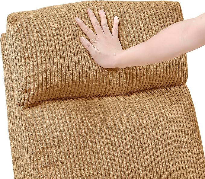 Lexicon Power Lift Recliner Chair for Elderly with Remote Control, Gentle Lift Motion, Side Pocket Armrest, Corduroy Upholstered Electric Recliner for Living Room/Bedroom, Easy Assembly, Yellow