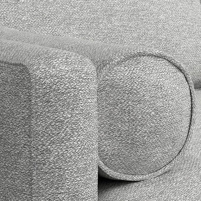 SIMPLIHOME Morrison Left Sectional Sofa in Woven-Blend Recycled Polyester Fabric, Mist Grey, 102-inches Wide, L-Shaped Couch with Left Chaise for The Living Room and Family Room