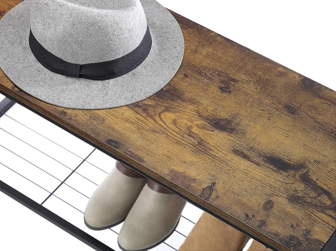 Whitmor Modern Industrial Entryway Bench